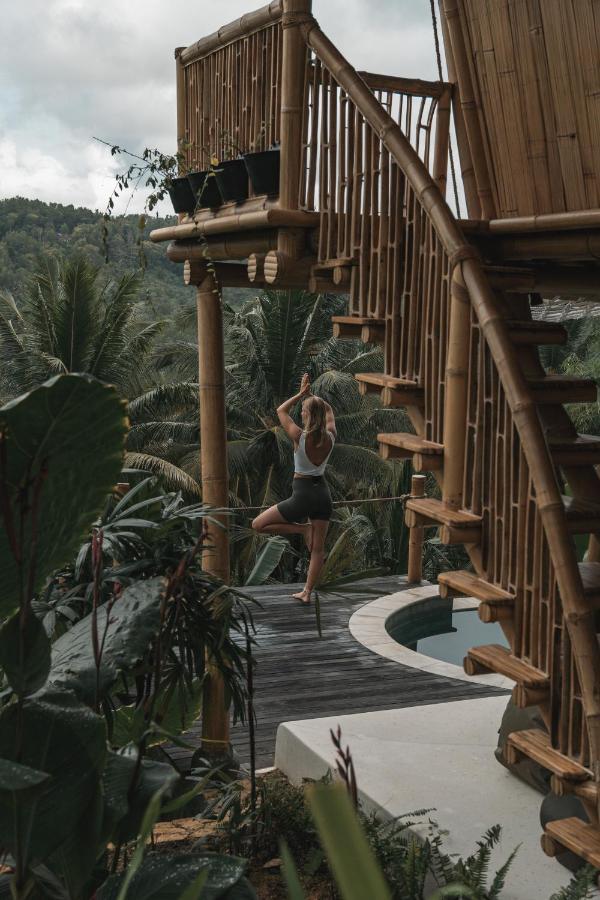 Kalma Bamboo Eco Lodge Kuta  Dış mekan fotoğraf