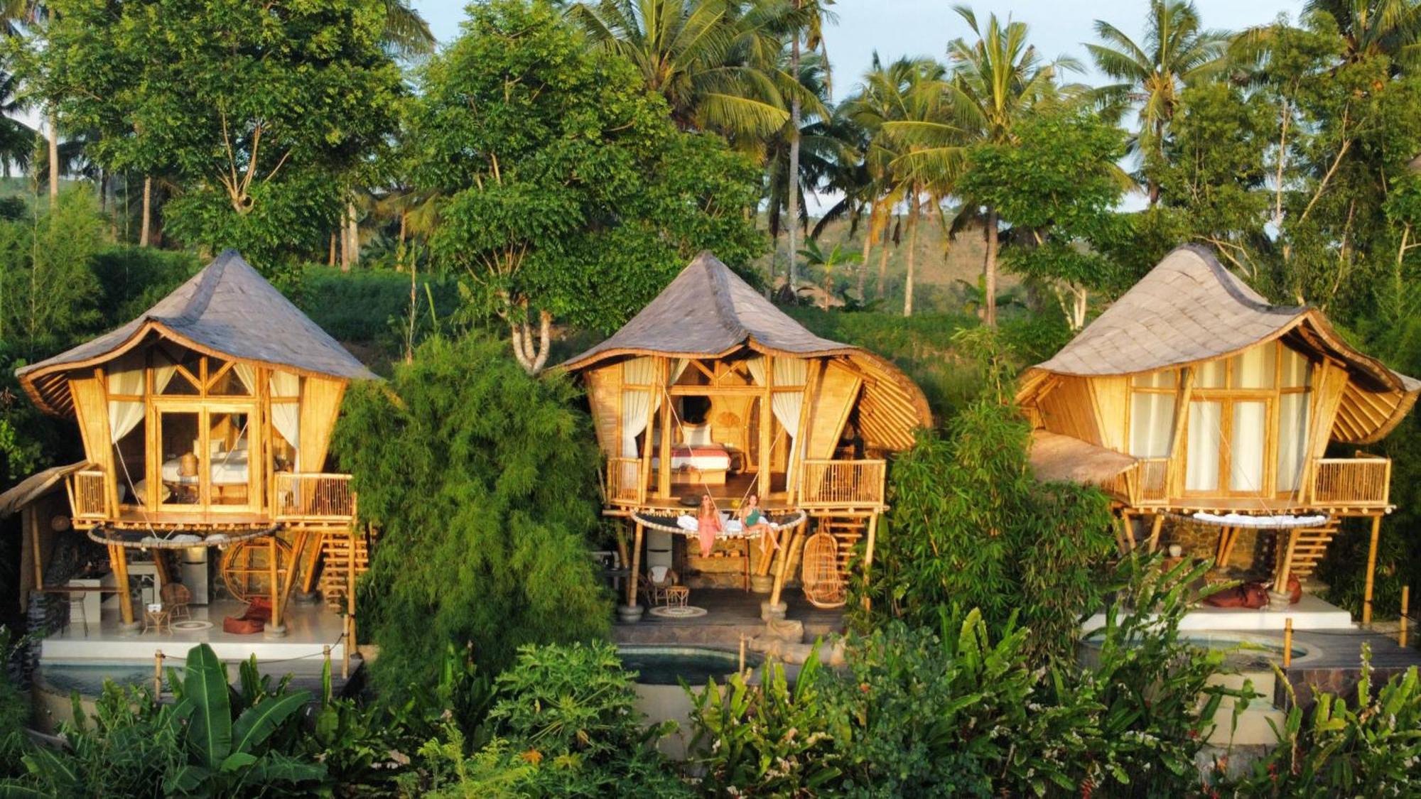 Kalma Bamboo Eco Lodge Kuta  Dış mekan fotoğraf